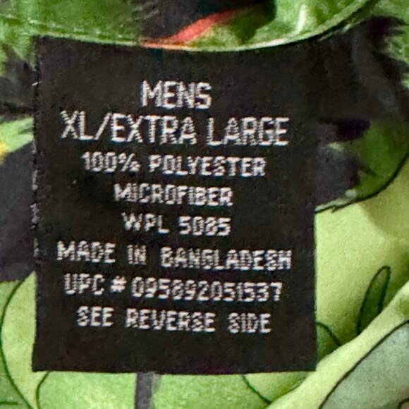 No‎ Boundaries Men's XL Hawaiian Shirt Microfiber Excellent Condition - Picture 5 of 8